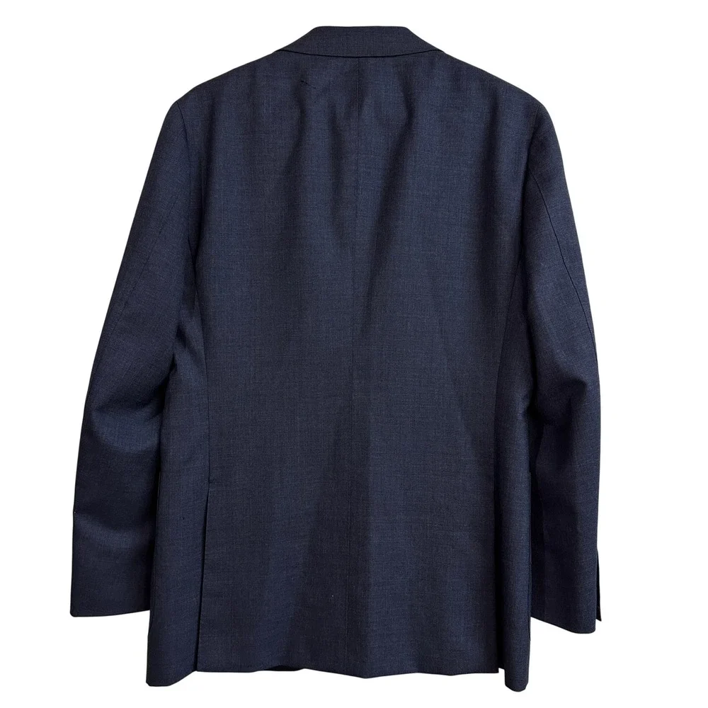 Suitsupply Havana Blue Wool Blazer Sport Coat Vitale Barberis Canonico 38R *READ